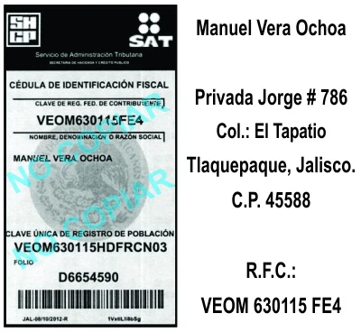 Datos fiscales